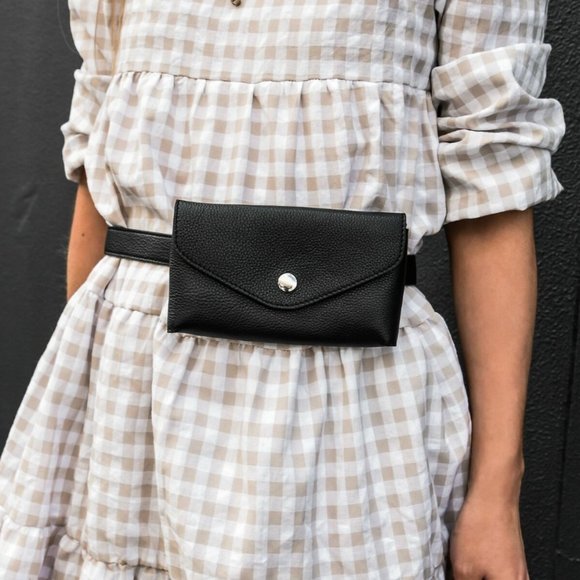 Jo Mercer Handbags - Jo Mercer Hydra Belt Bag Black Leather Accessories - New